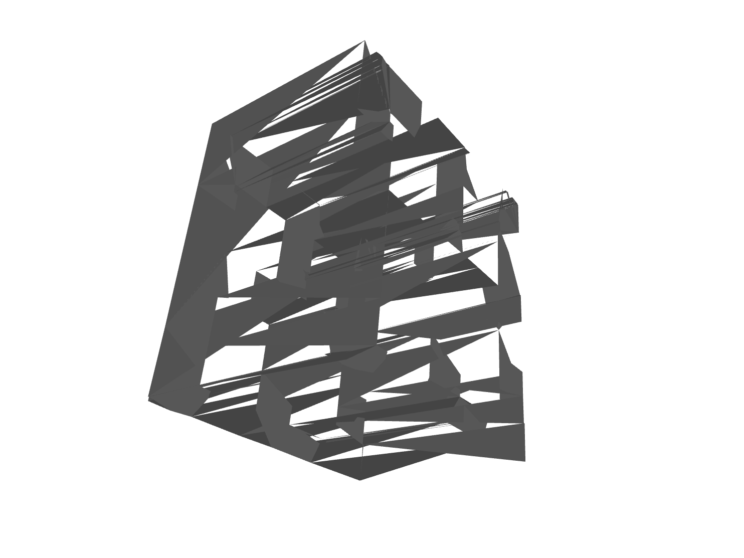 Render a building in 3D from OpenStreetMap data