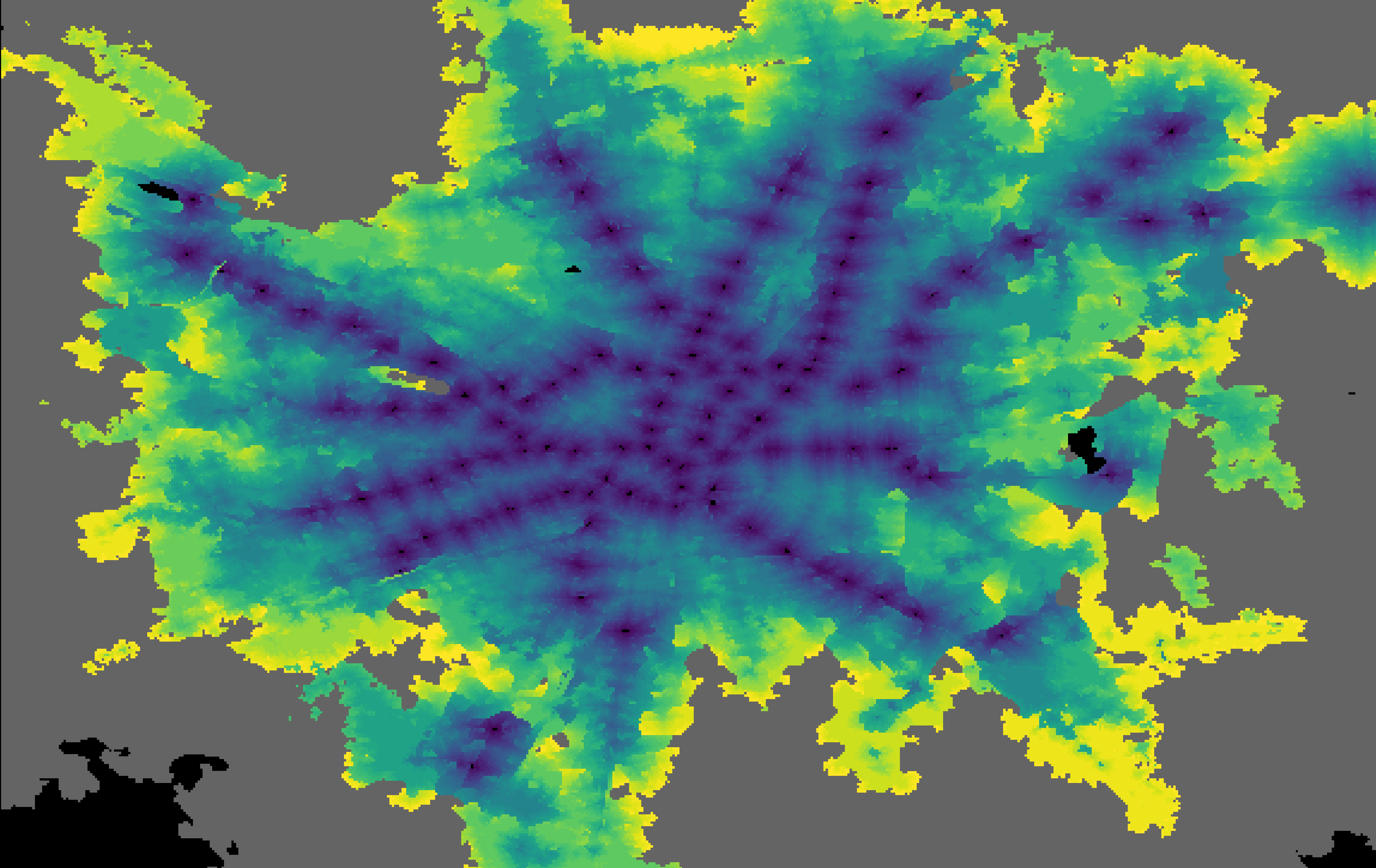 Calculating the reachability of Metro stations in Milan