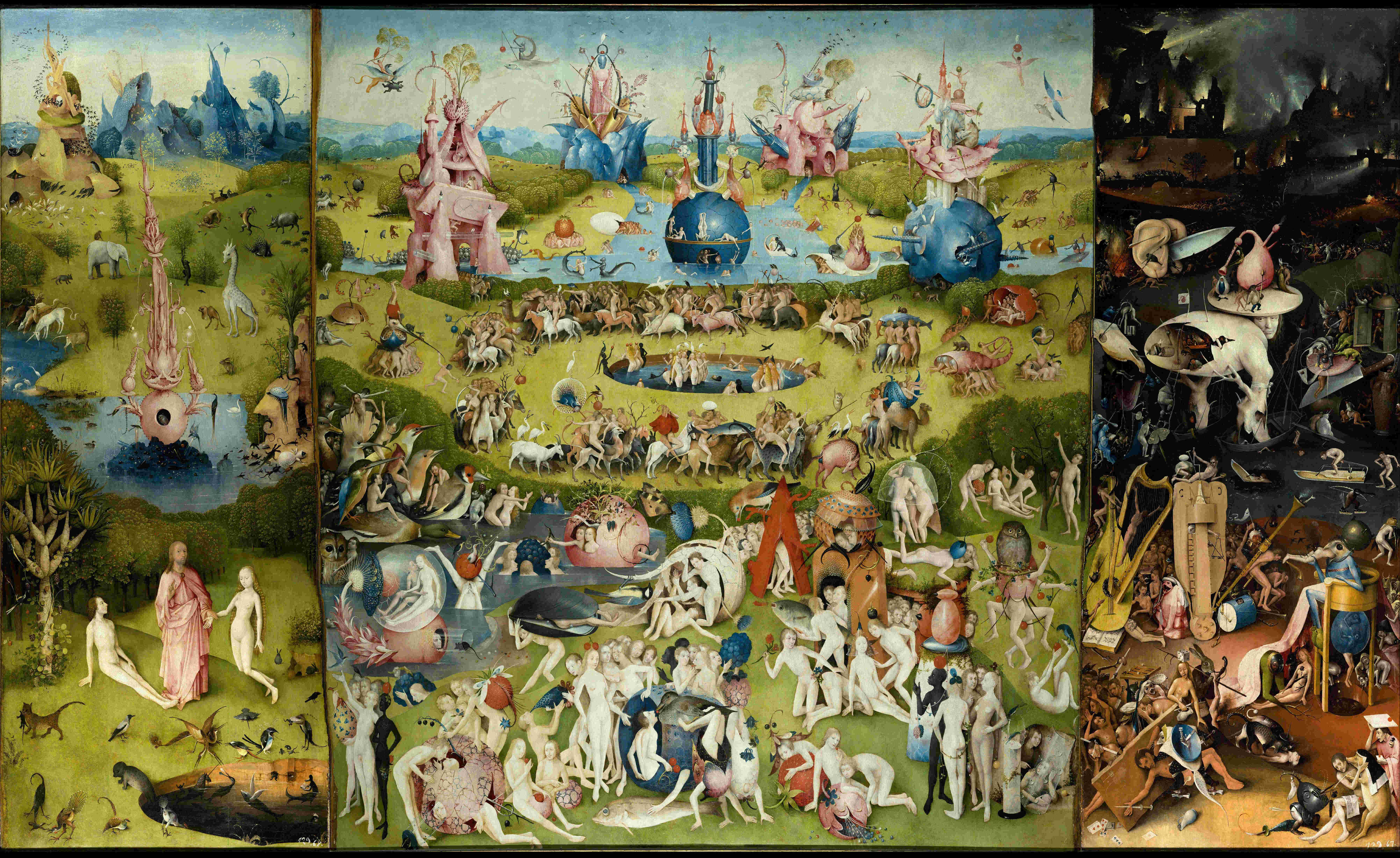 The Garden of Earthly Delights – pixel importance